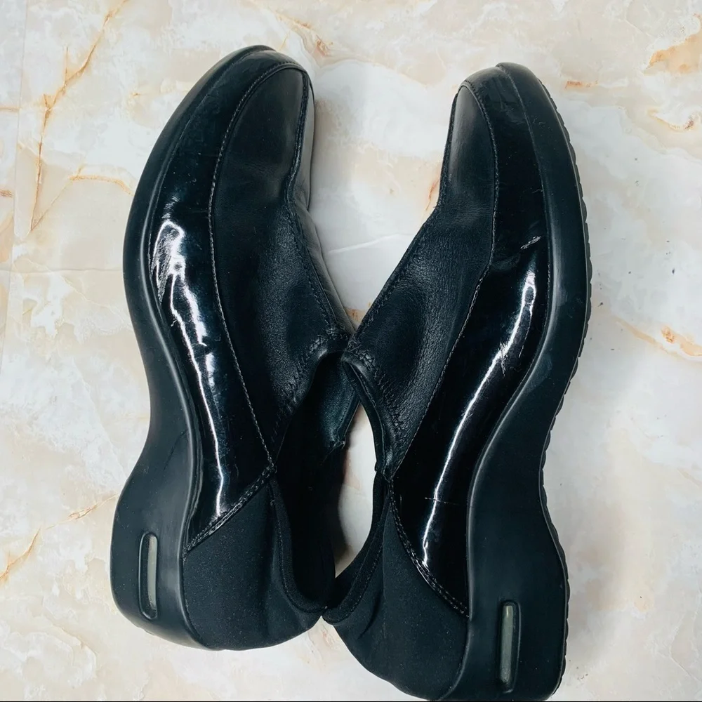 COLE HAAN with NIKE Shoes G SERIES COLLABORATION Black leather slip on 5